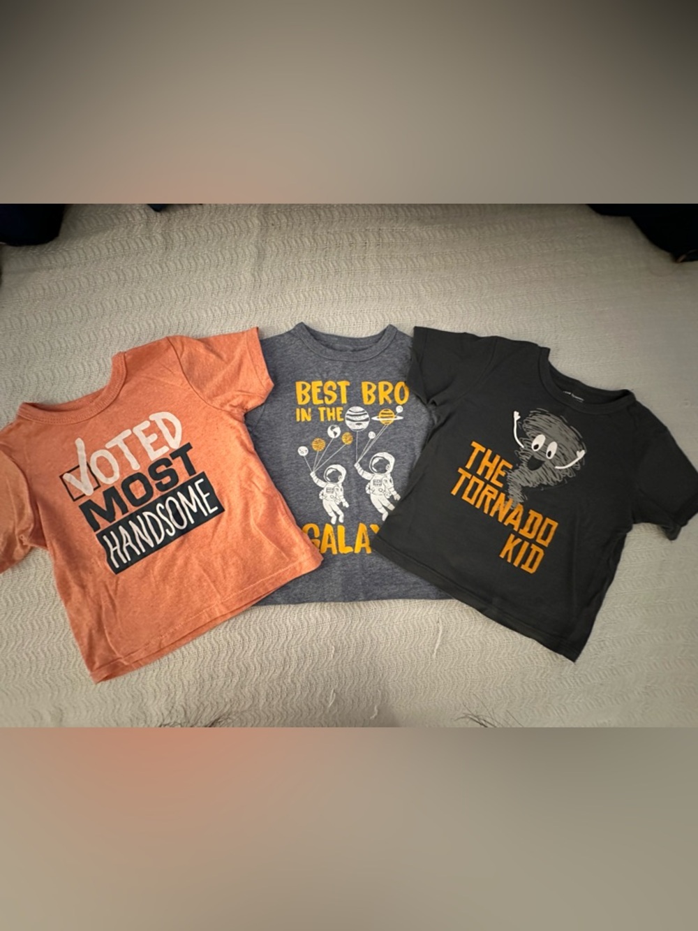 3 baby boy graphic tees